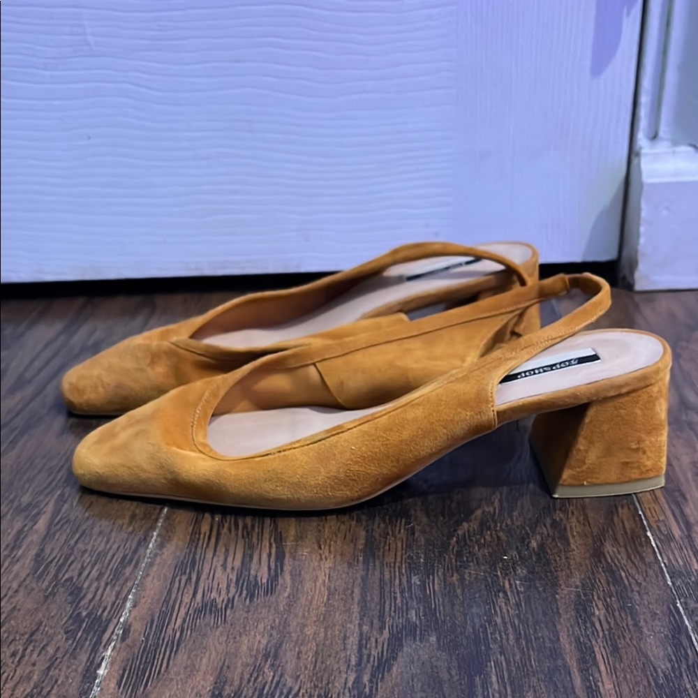 Elegant Women's Topshop Slingback Block Heels